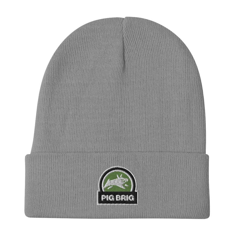 Pig Brig Embroidered Beanie