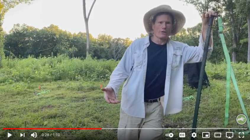 Dr. Anthony DeNicola explaining the Pig Brig Trap System