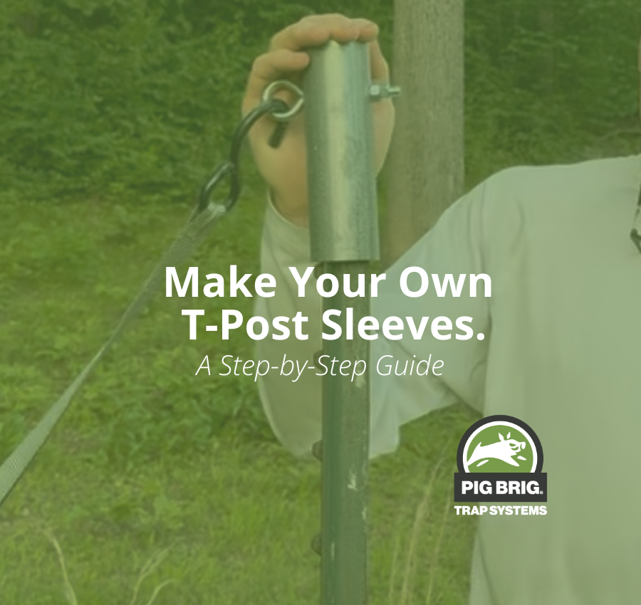 Make Your Own T-Post Sleeves