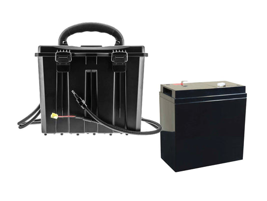 Spartan Battery Box and 12V Battery Bundle