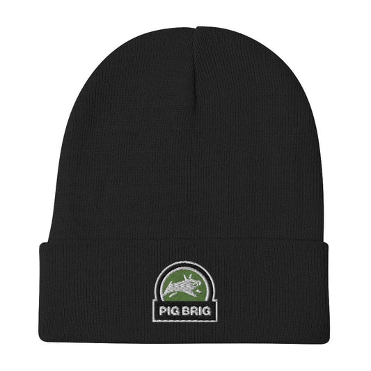 Pig Brig Embroidered Beanie